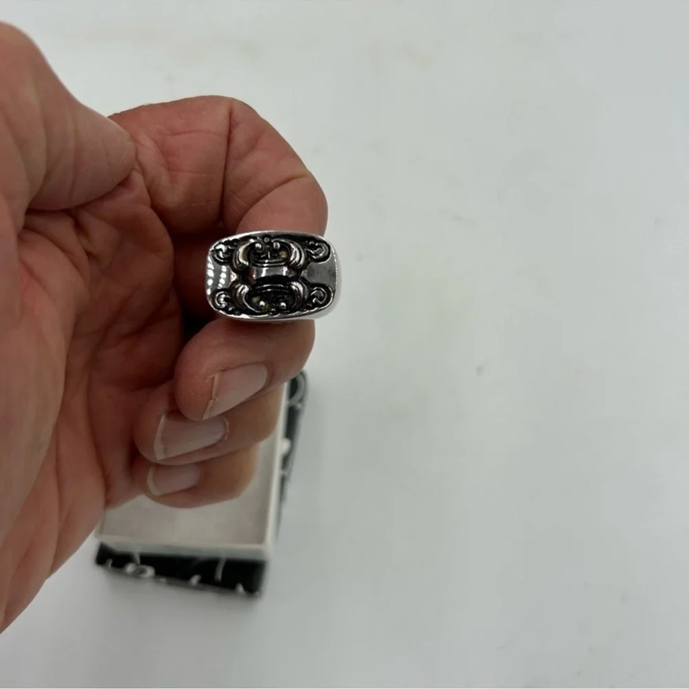Chrome hearts, 950 sterling silver ring size 7. Unisex.